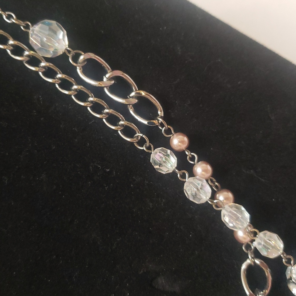 Heart/ Beads Chain Necklace - Picture 4 of 8